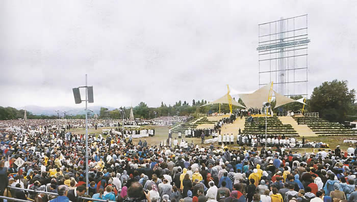 Papst Johannes Paul II. im Donaupark in Wien 1983, Predigt - Hl. Papst  Johannes Paul II.